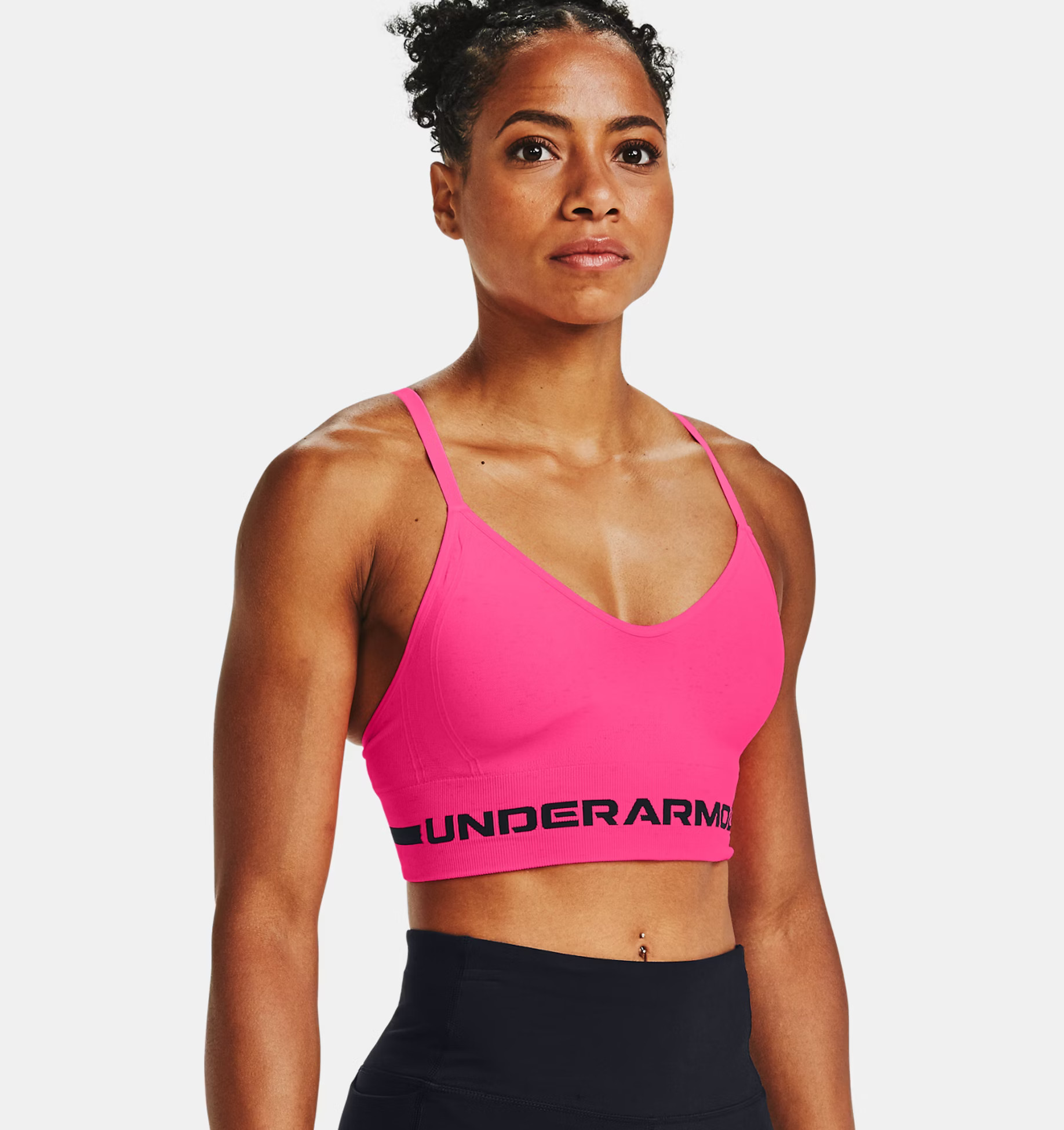 Women's UA Seamless Low Long Heather Sports Bra | Under Armour (US)