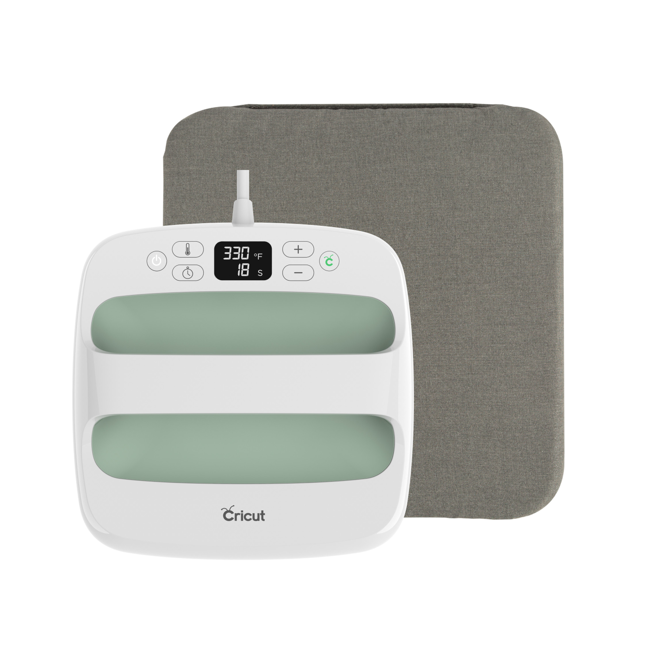 New, Open-Box Cricut EasyPress™ 2, Mint - 9" x 9" + EasyPress Mat 12" x 12" | Cricut