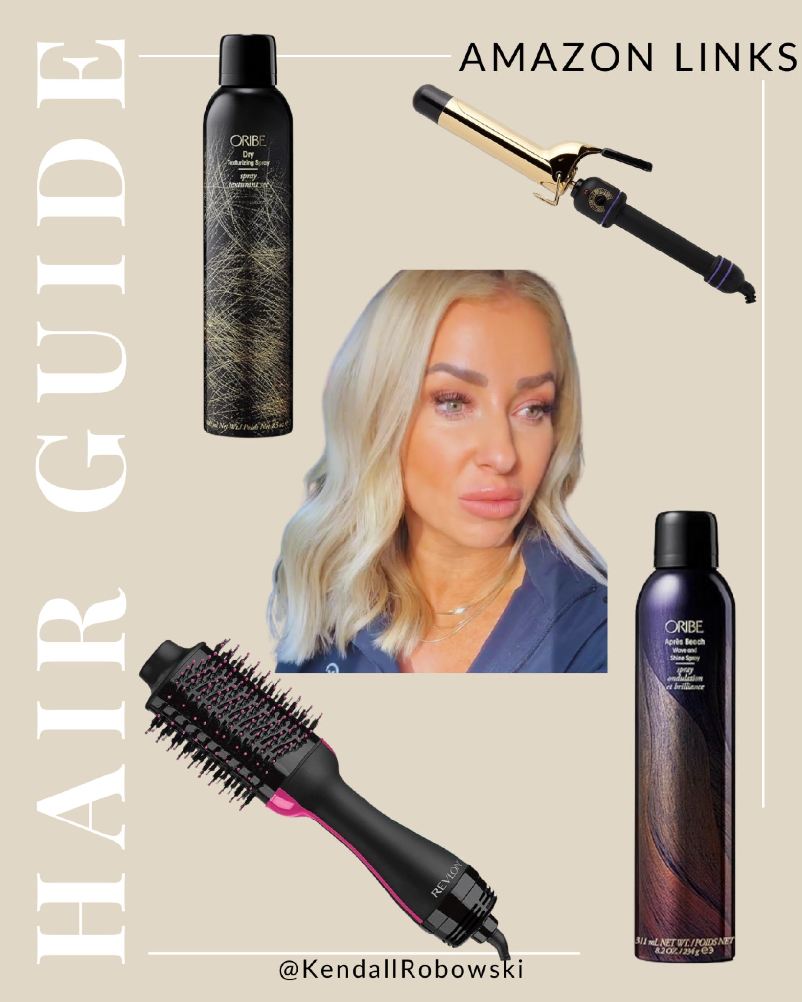 My everyday hair tools! Curling iron, blowdryer, texture spray, beach wave spray  

#LTKGiftGuide #LTKstyletip #LTKbeauty