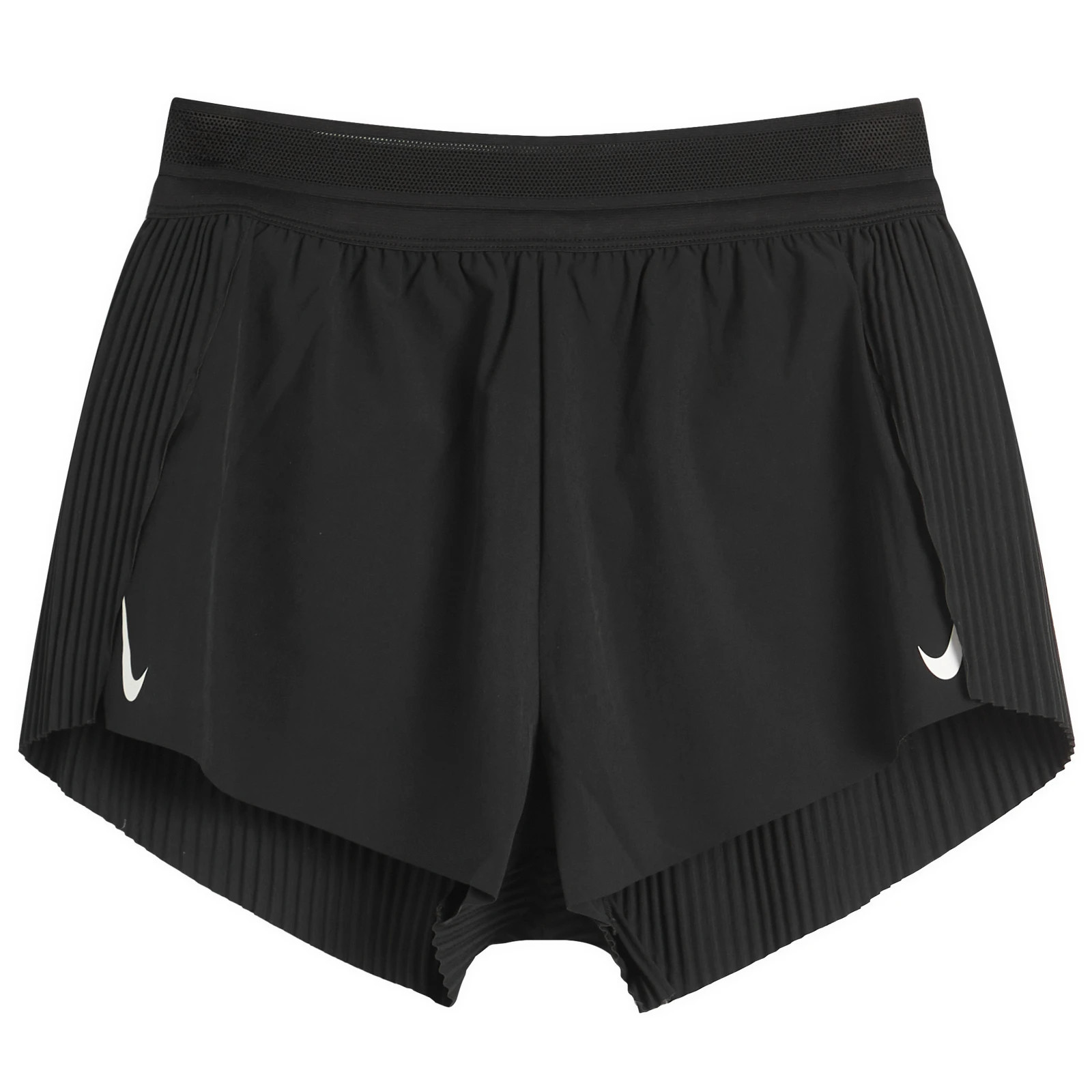 Nike Women's Aeroswift Short in Black/White, Size X-Large | END. Clothing