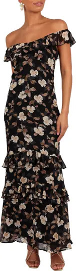 Petal & Pup Irelynn Ruffle Convertible Floral Maxi Dress | Nordstrom | Nordstrom