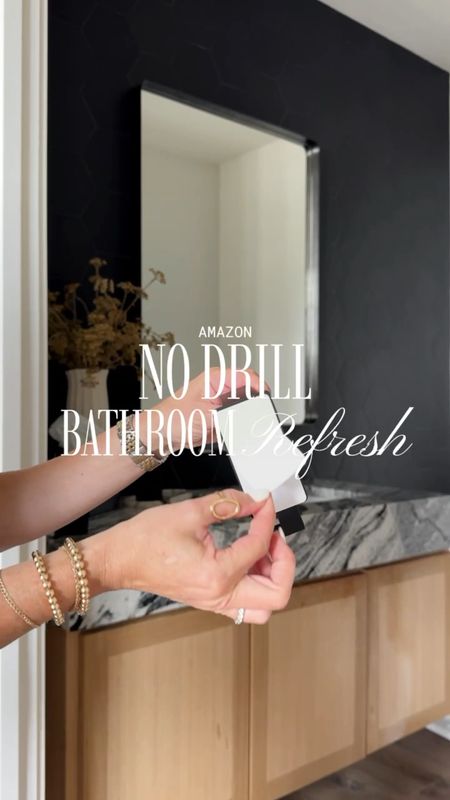 AMAZON NO DRILL Self Adhesive Bathrooom Refresh⁣
⁣
Best Selling Self Adhesive No Drill Bathroom Essentials. I seriously cannot believe we have lived in our home for 5.5 yrs and I just finally installed a Toilet Paper Holder and Towel Bar. 🙃 I linked for you both of these selections, plus others that I have throughout our home. ⁣
⁣
#amazonkitchen #amazongadget #momblogger ⁣
#amazonfinds #amazonmusthaves #amazonoutdoor #modernhome #homedecor #summerinspo #amazonbathroom #bathroomorganization

#LTKVideo #LTKStyleTip #LTKHome