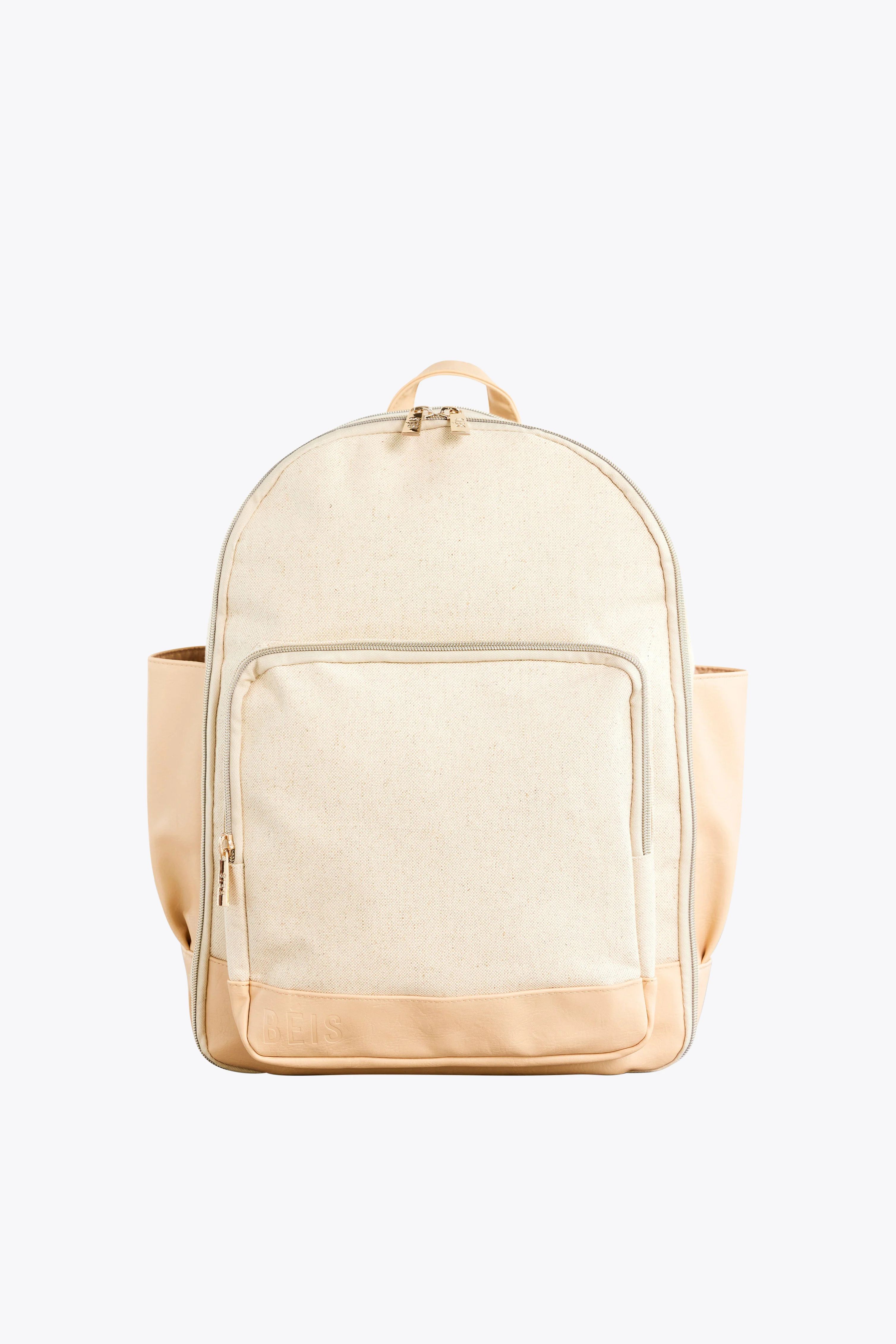 The Backpack in Beige | BÉIS Travel