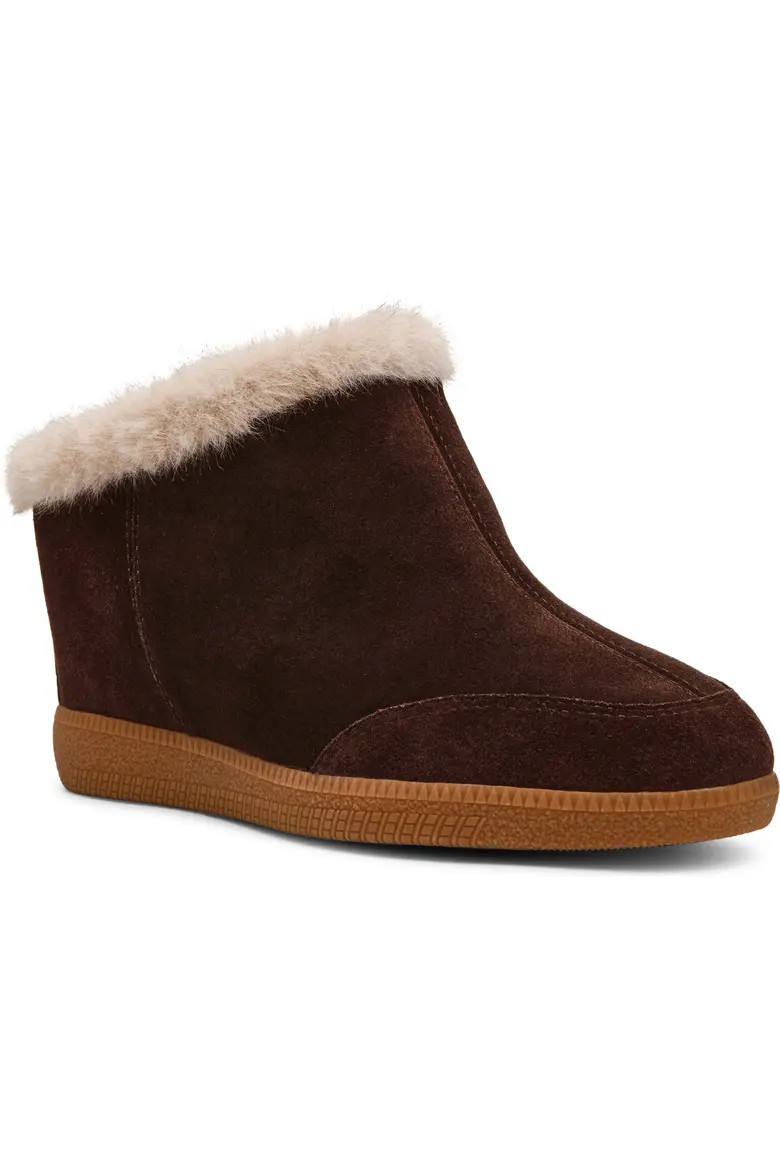 Steve Madden Taki Wedge Bootie in Taupe Suede at Nordstrom, Size 6.5 | Nordstrom