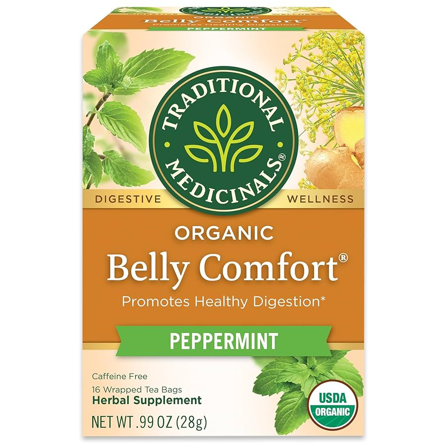 Traditional Medicinals Tea, Organic Belly Comfort Peppermint, Promotes Healthy Digestion, 16 Tea ... | Amazon (US)