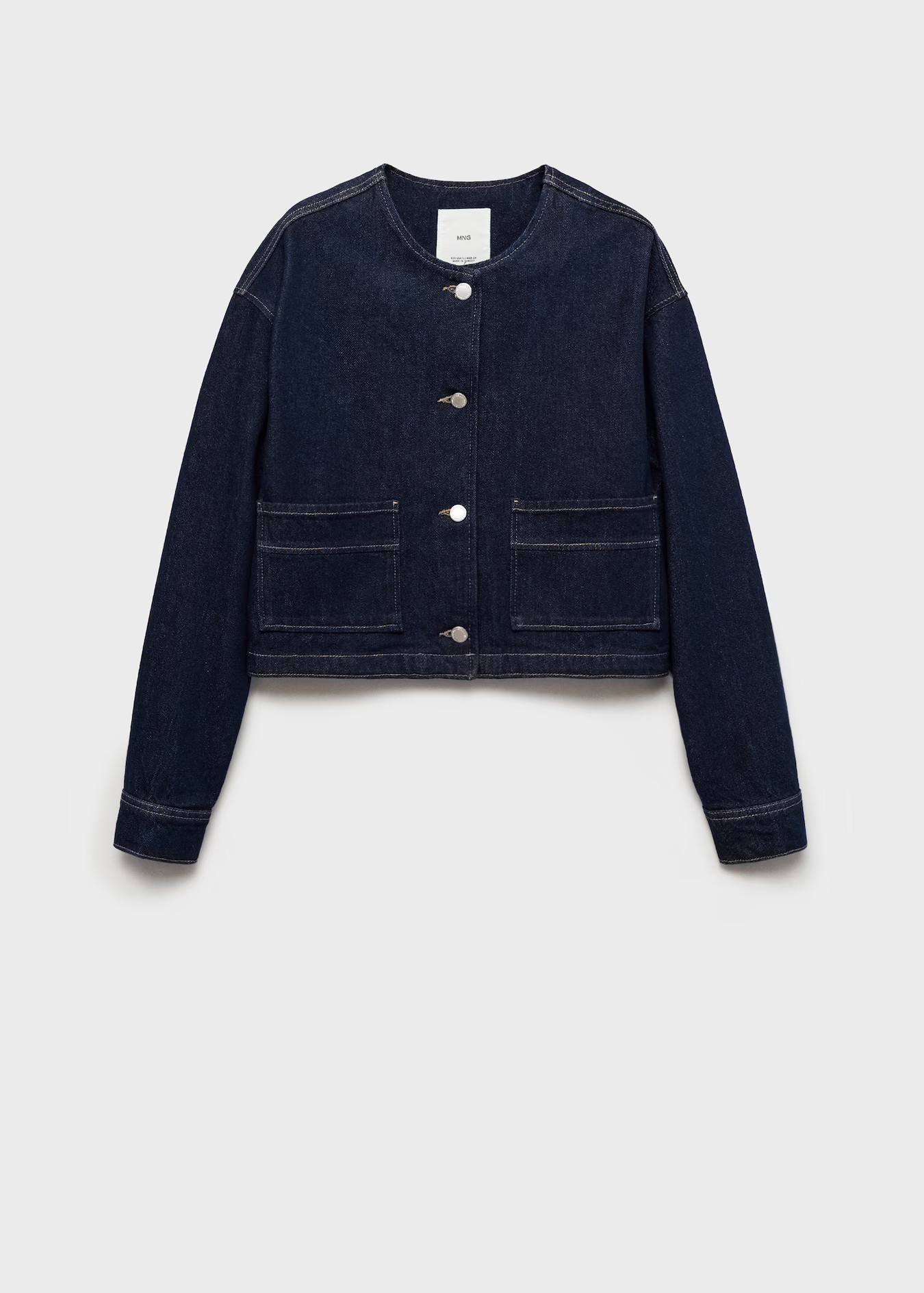 Rinse-wash denim jacket - Women | MANGO United Kingdom | MANGO (UK)