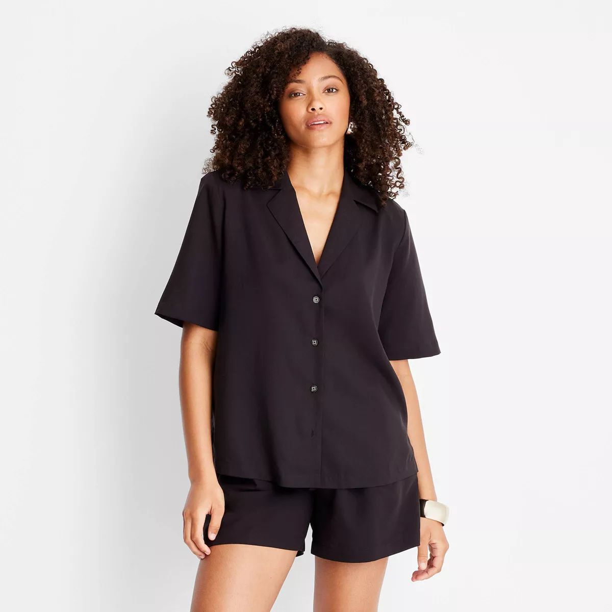 Women's Short Sleeve Resort Shirt - Future Collective™ with Jenee Naylor | Target