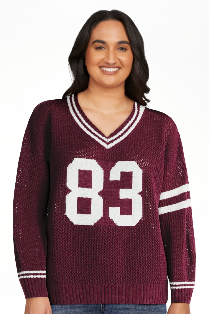 No Boundaries Jacquard Pullover, Women’s | Walmart (US)