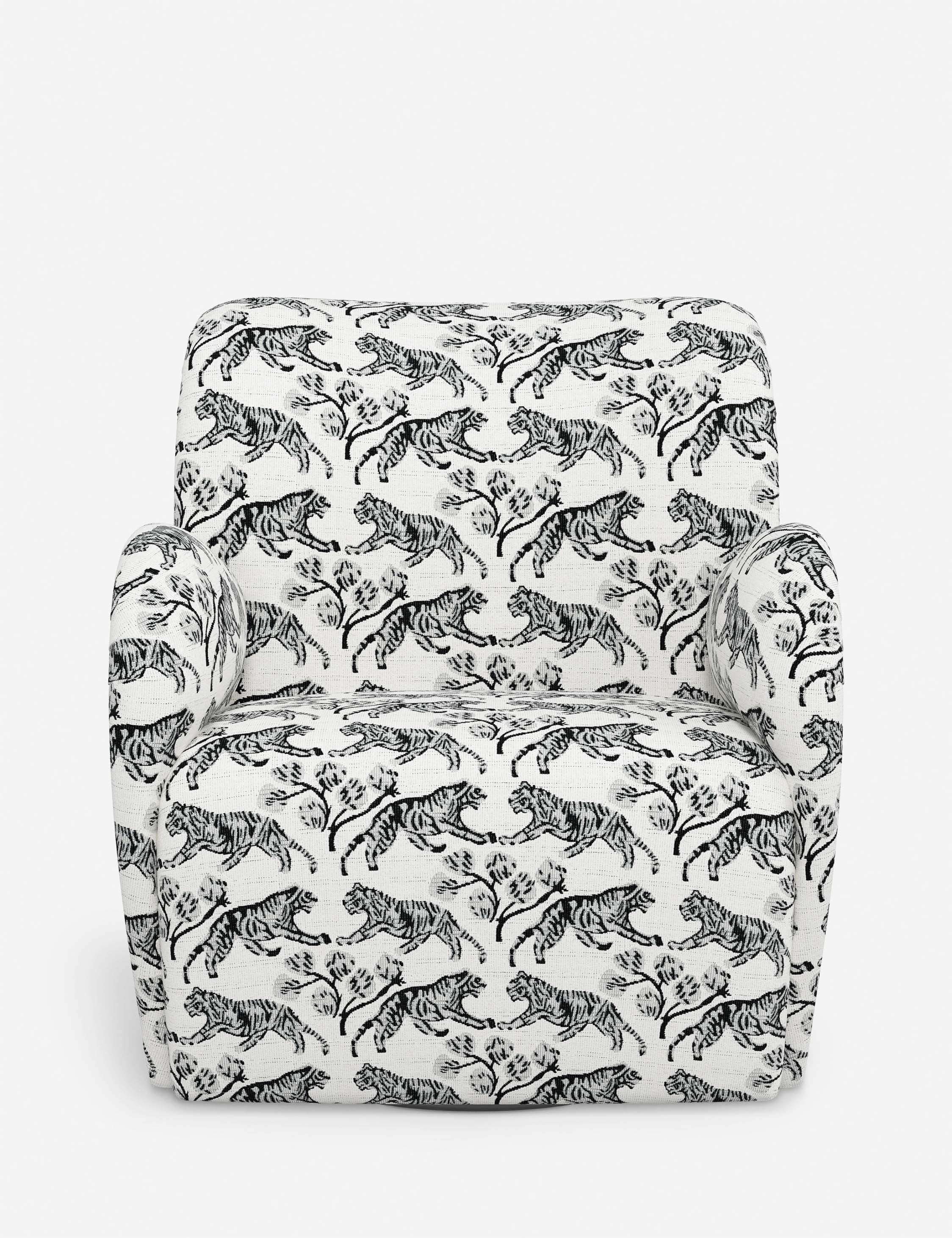 Baird Swivel Chair, Tiger Ivory by Sarah Sherman Samuel | Lulu and Georgia 