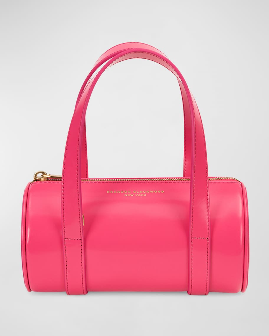 Brandon Blackwood Mini Zip Leather Top-Handle Bag | Neiman Marcus