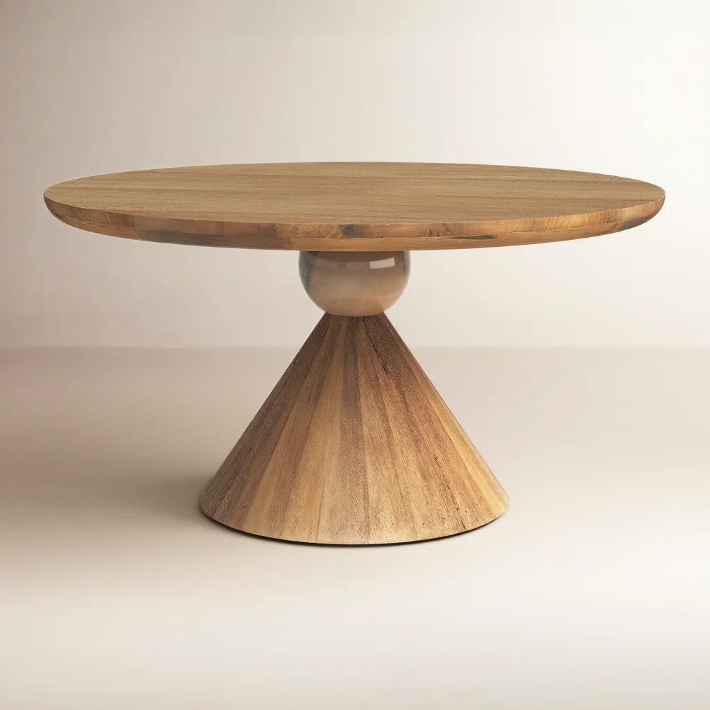 Eloisa Round Solid Wood Top Dining Table | Wayfair North America