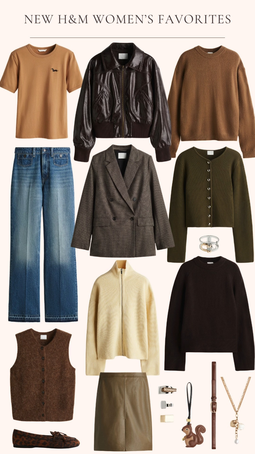  

 H&Ms autumn line is hood! I love the sweaters, jackets and blazers. They have a great fall palette of colors. These are some of my favorites. I want this jacket. It reminds me of one I had in the 90s  

#LTKShoeCrush #LTKOver40 #LTKFindsUnder100