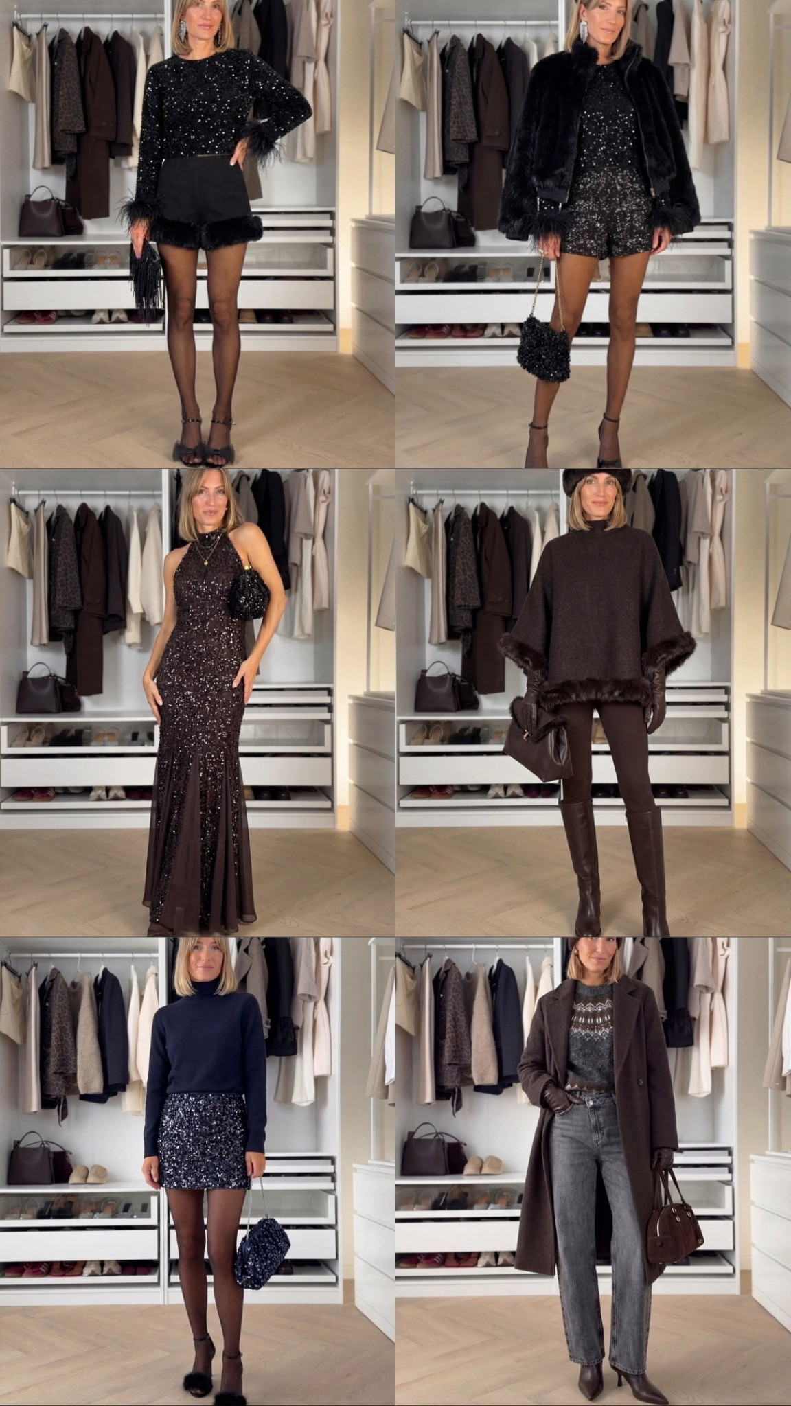 Zara just dropped the prettiest new arrivals ✨ From sequin minis to cosy coat moments, these looks are perfect for every winter event — glam nights out, holiday dinners, and chic everyday style ❄️🖤 

This image is AI generated. For dresses I would pick S since I’m 5’7/171 cm and most zara dresses were too short the past weeks. I wear 32/xs in skirts, s in coats and tops ✨👜

Like this post to save it to your favourite folder and come back later to shop.

sequins skirt, winter coat, faux fur jacket, holiday dress, evening bag, sparkly top, knit sweater, winter boots, party outfit, Zara new in, turtleneck top, mini skirt style, high heel shoes, brown coat, cosy poncho, leather gloves, festive outfit, classy fashion, winter style, wardrobe staples, chic outfits

#LTKWedding #LTKSeasonal