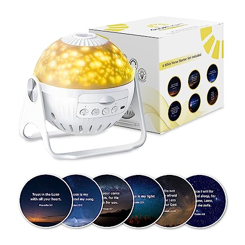 HD Projector Night-Light Starter Set, Project Bible Verses on Walls or Ceilings, Includes 6 Inter... | Amazon (US)