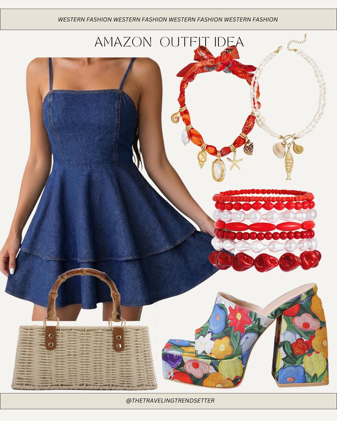 Summer outfit idea - vacation outfit idea — how to style a denim dress

#LTKootd #LTKWorkwear #LTKTravel