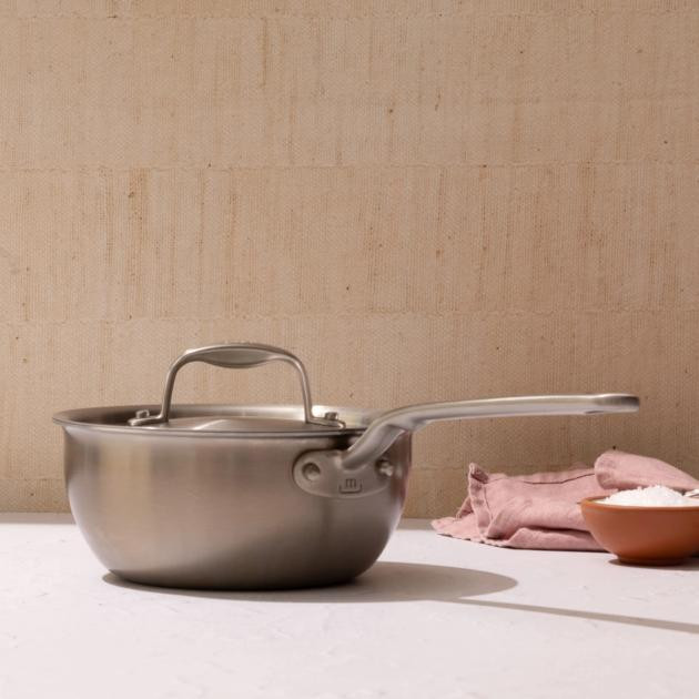 Stainless Steel Saucier | 2 QT | Made In | Made In Cookware