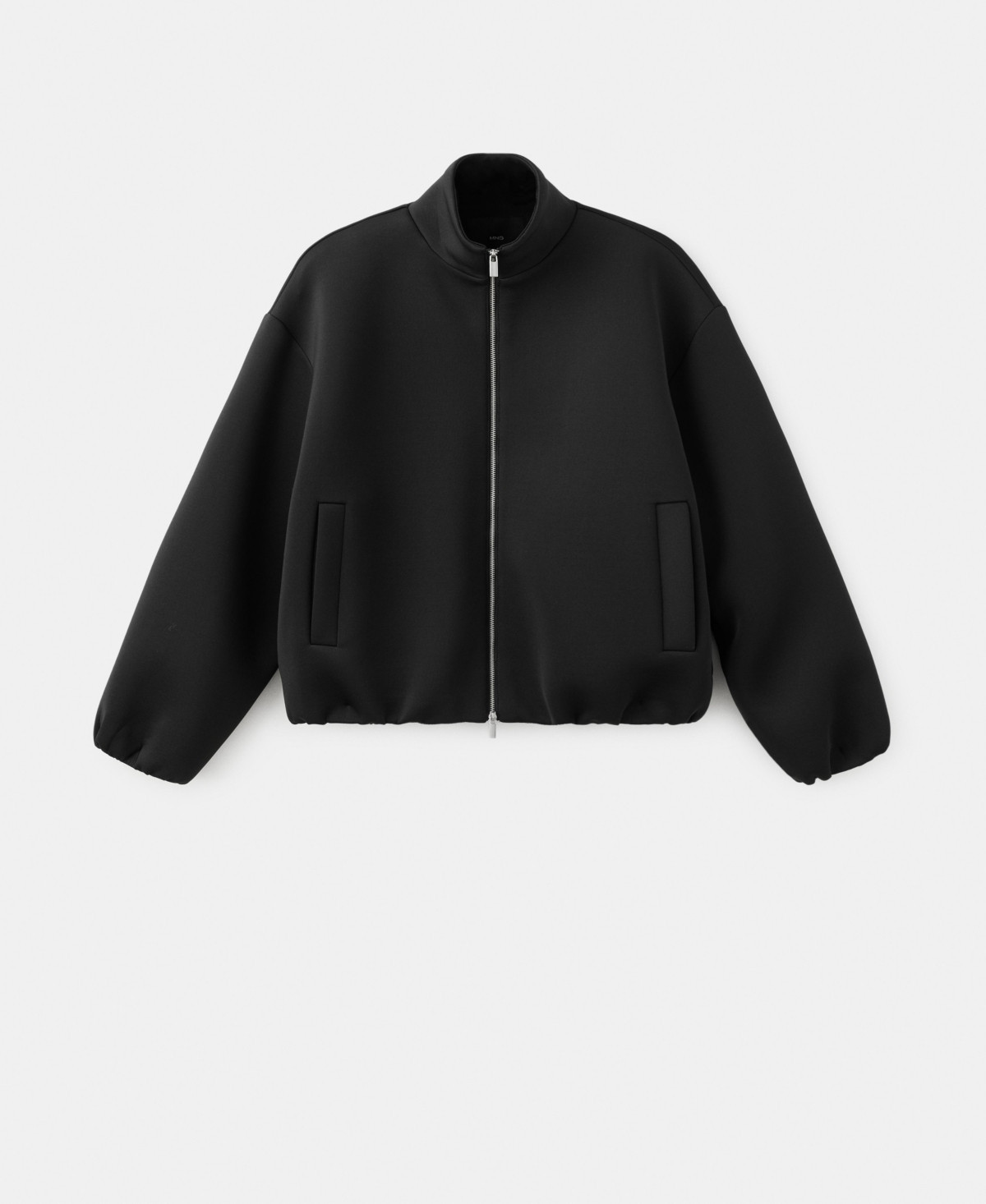 Mango Women's Oversized Bomber Jacket - Black | Macy's