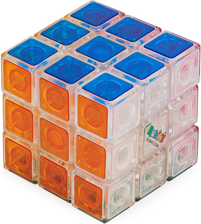 Rubik’s Cube, Crystal Cube, Transparent 3x3 Color-Matching Puzzle Game, Problem-Solving Brain T... | Amazon (US)