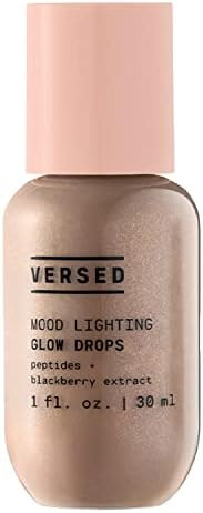Versed Mood Lighting Luminizing Glow Facial Drops, Sheer Bronzed - Liquid Highlight with Illumina... | Amazon (US)