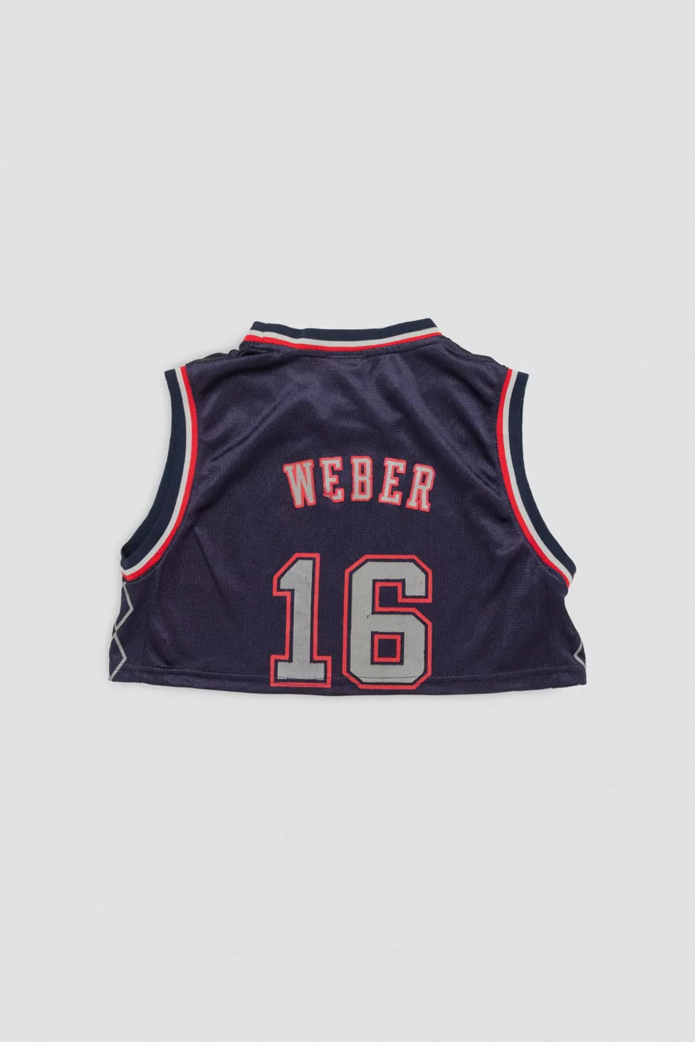 Frankie Collective Rework New Jersey Nets Crop Basketball Jersey | Urban Outfitters (US and RoW)