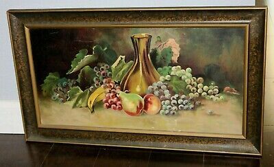 Vintage Original Framed Painting - Still Life Fruit Scene Dated1922 | eBay US