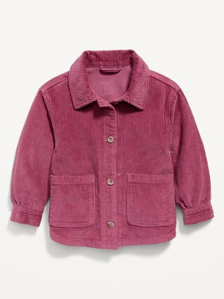 Corduroy Button-Front Shacket for Toddler Girls | Old Navy (US)