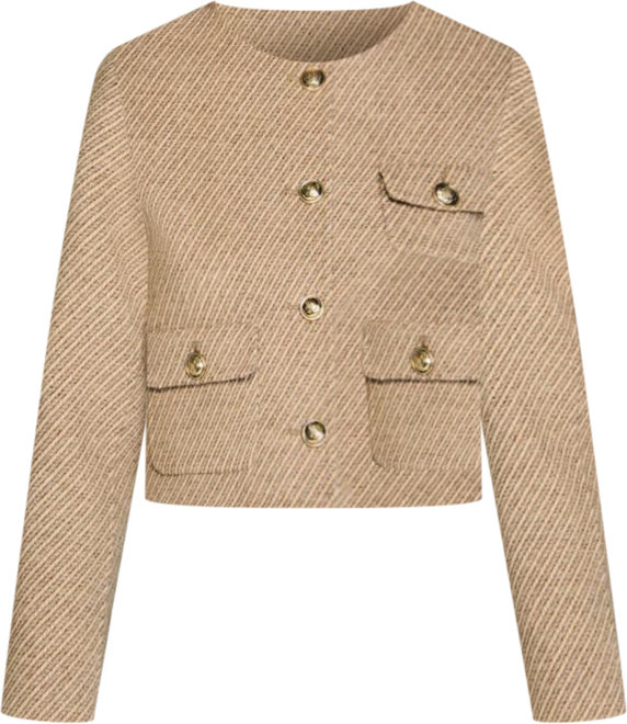 Sandro Stanford Cropped Jacket  | Bloomingdale's Sandro Women's Clothing | Bloomingdale's (US)