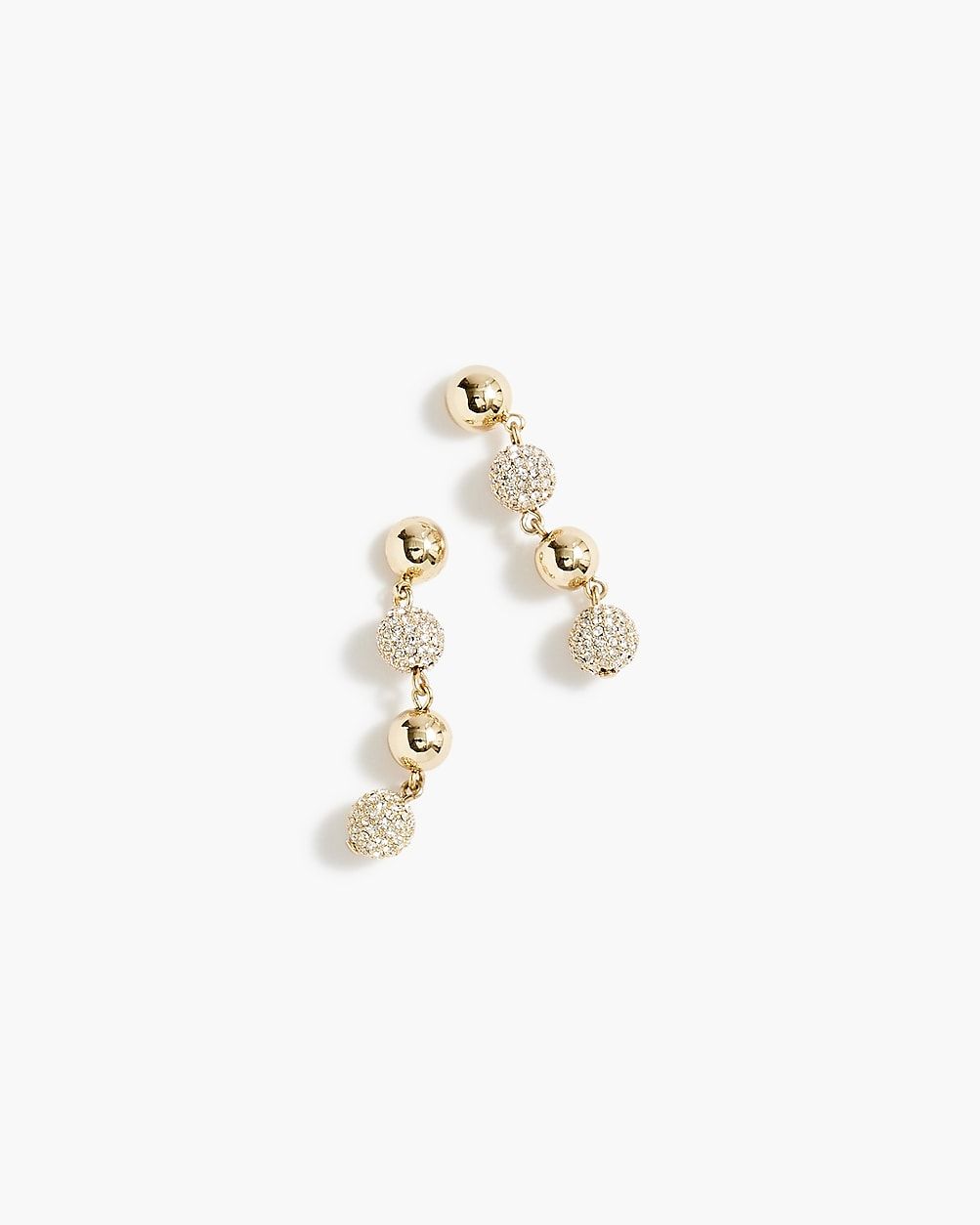 Gold drop bauble earrings | J.Crew Factory