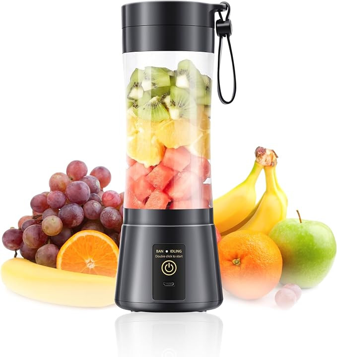 Personal Size Portable Blender Cordless - Mini Blender for Smoothies and Shakes with 380Ml BPA Fr... | Amazon (US)