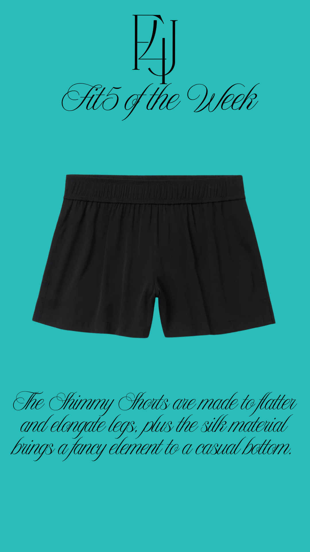 When you are looking for a casual pair of shorts, but want to elevate your look, "The Shimmy" shorts are exactly what you need (especially in the heavyweight silk material)!

Fit4Janine, AYR, Shorts, Casual 

 #LTKSeasonal #LTKStyleTip