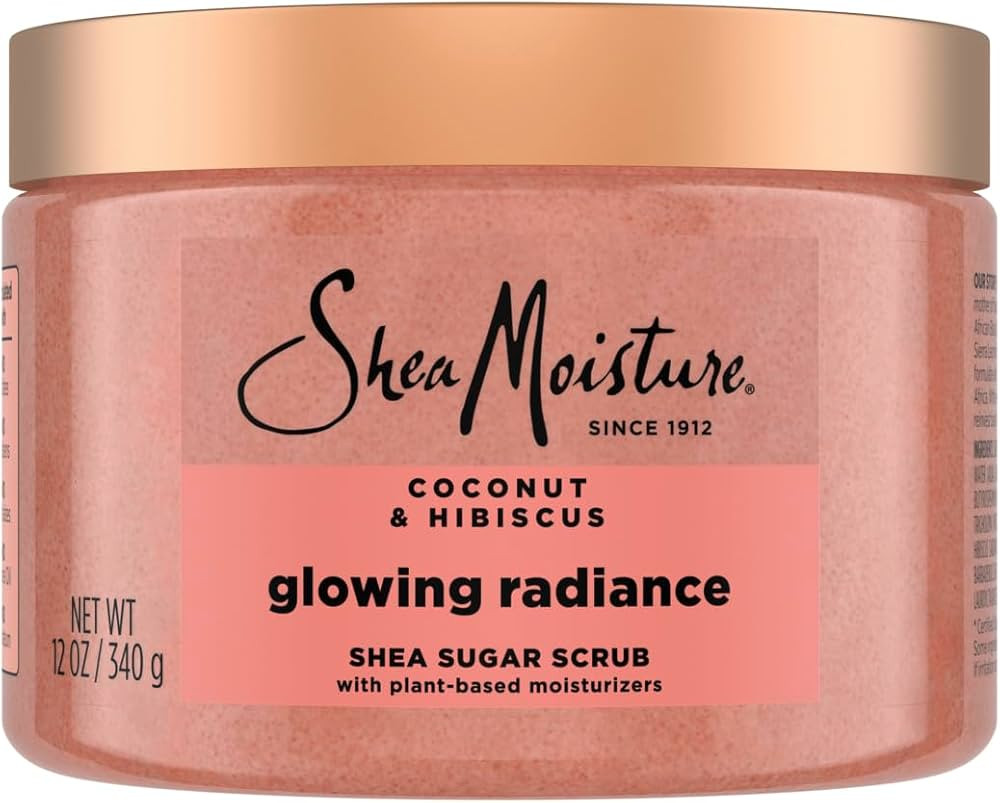 SheaMoisture Shea Sugar Body Scrub For Glowing Radiance Coconut Hibiscus Glowing Radiance Body Sc... | Amazon (US)