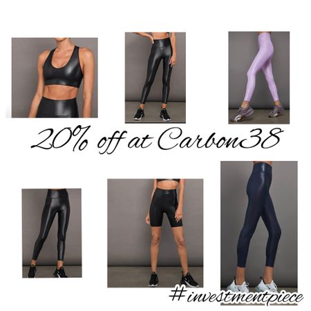 Leggings. Bras. Shorts. All shine 20% off for a limited time @carbon38 #investmentpiece 

#LTKActive #LTKSummerSales #LTKStyleTip