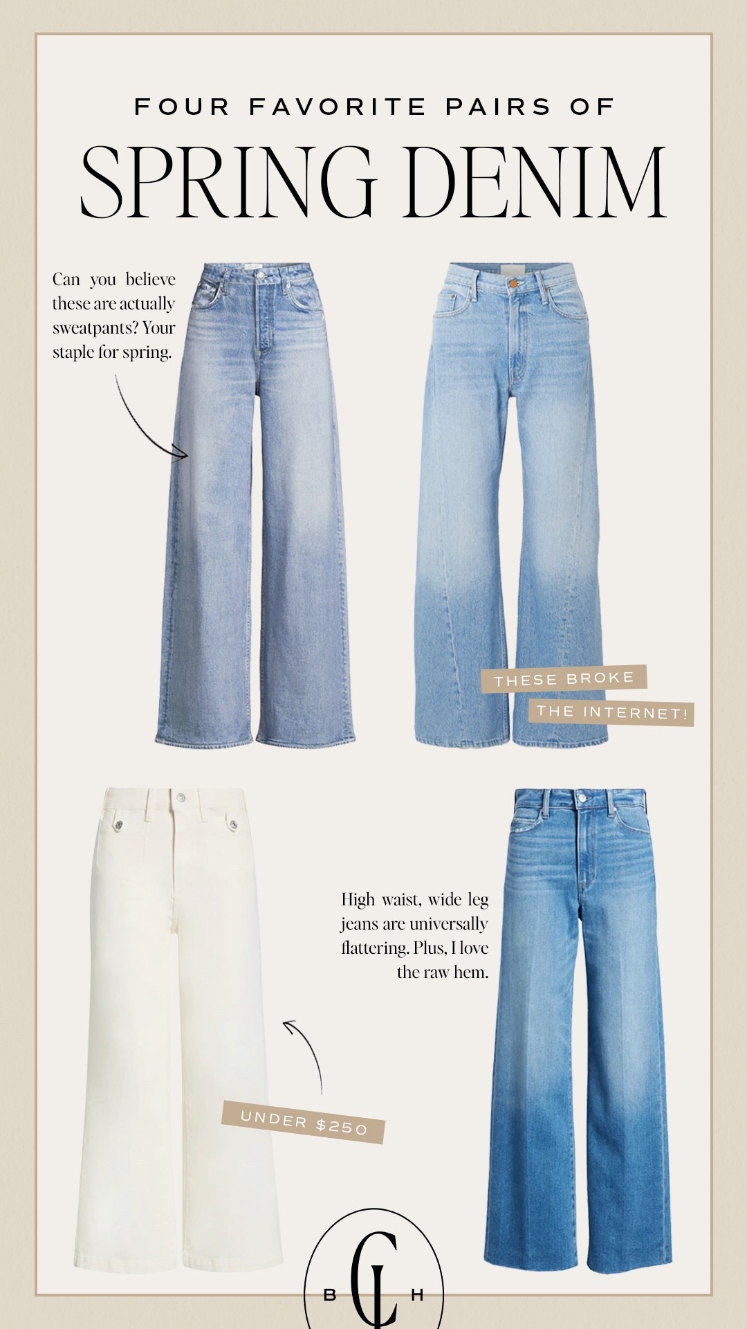 Favorite jeans for spring 