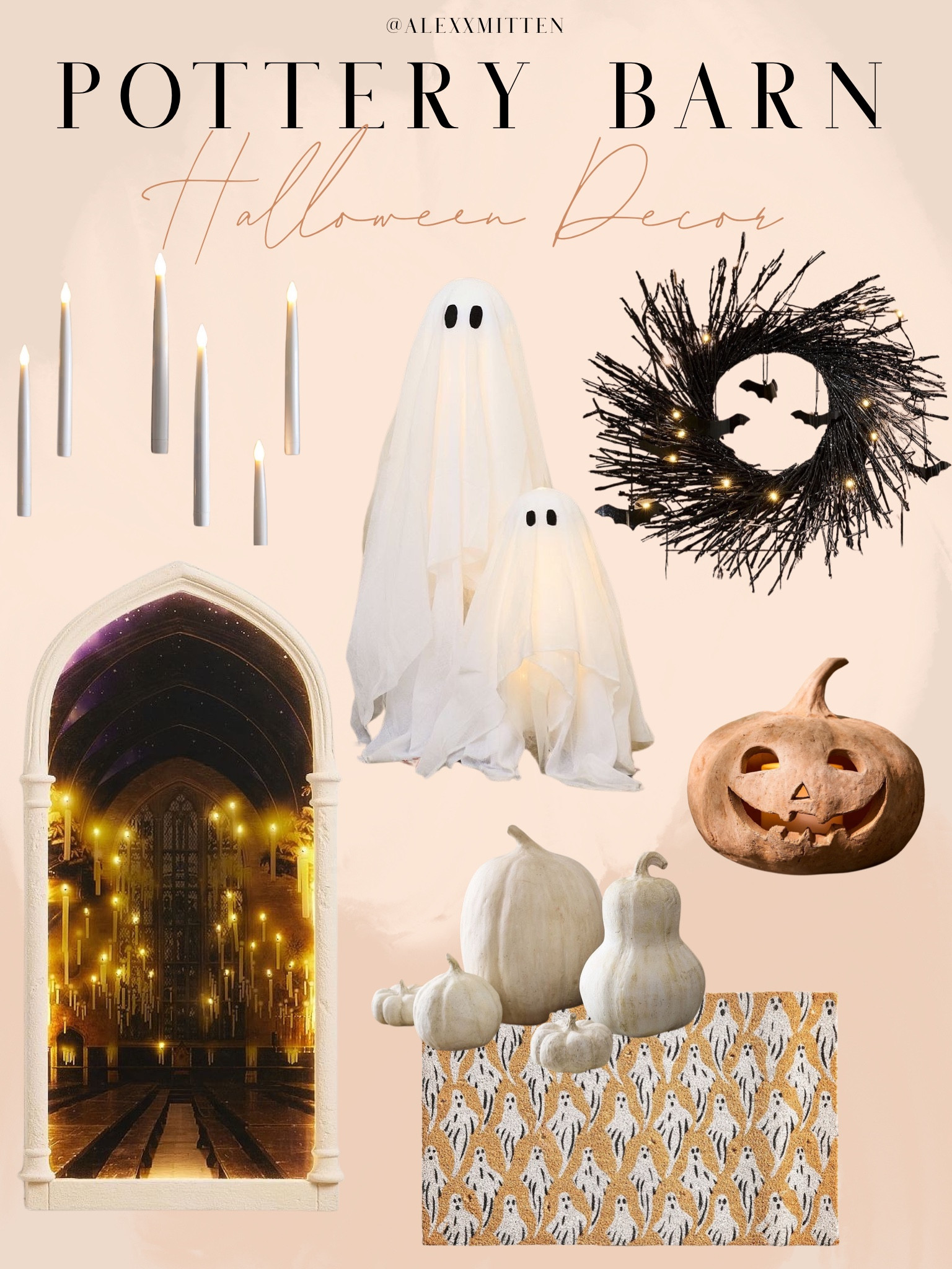 Pottery barn Halloween decor and arrivals 

Halloween | Ghosts | Jack o lantern | Harry Potter | floating candles | Halloween mirror | Halloween wreath | home decor 


#LTKSeasonal #LTKHome