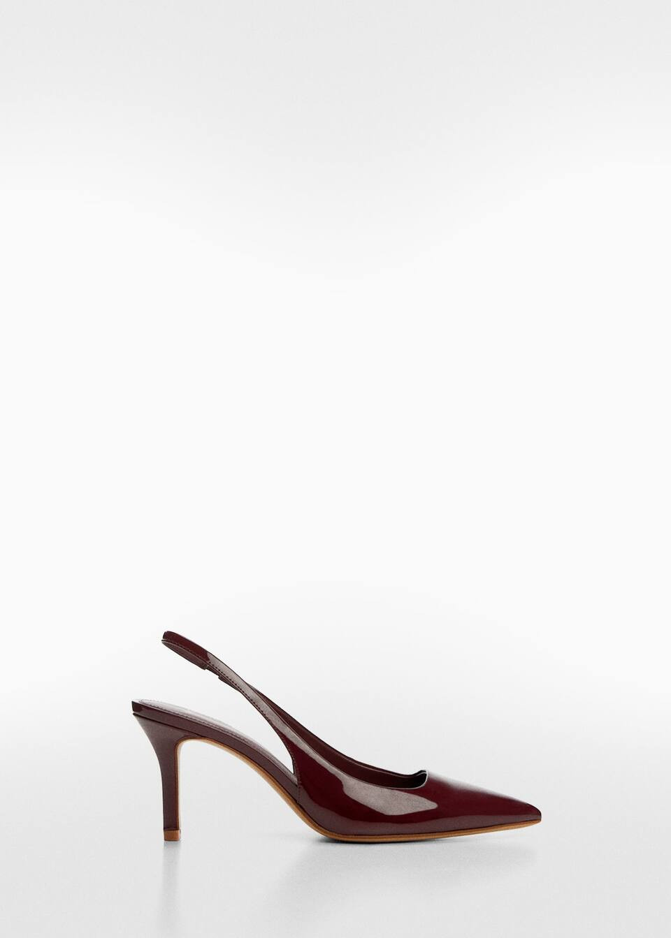 Pointed toe shoe with heel -  Women | Mango USA | MANGO (US)