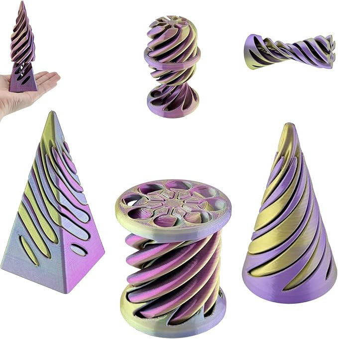 3 Packs Impossible Cone,Spiral Cone Fidget Toy,Impossible Cones passthrough Impossible Pyramid fo... | Amazon (US)