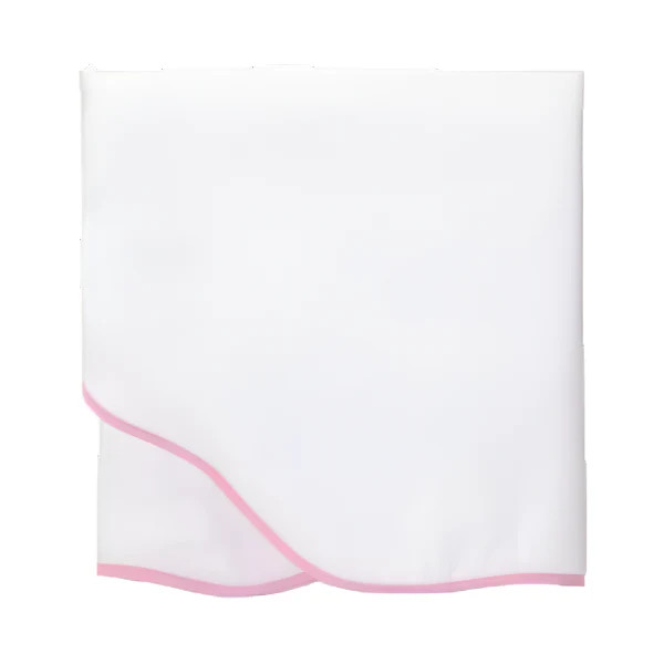Pink Pique Scallop Coverlets | Biscuit Home