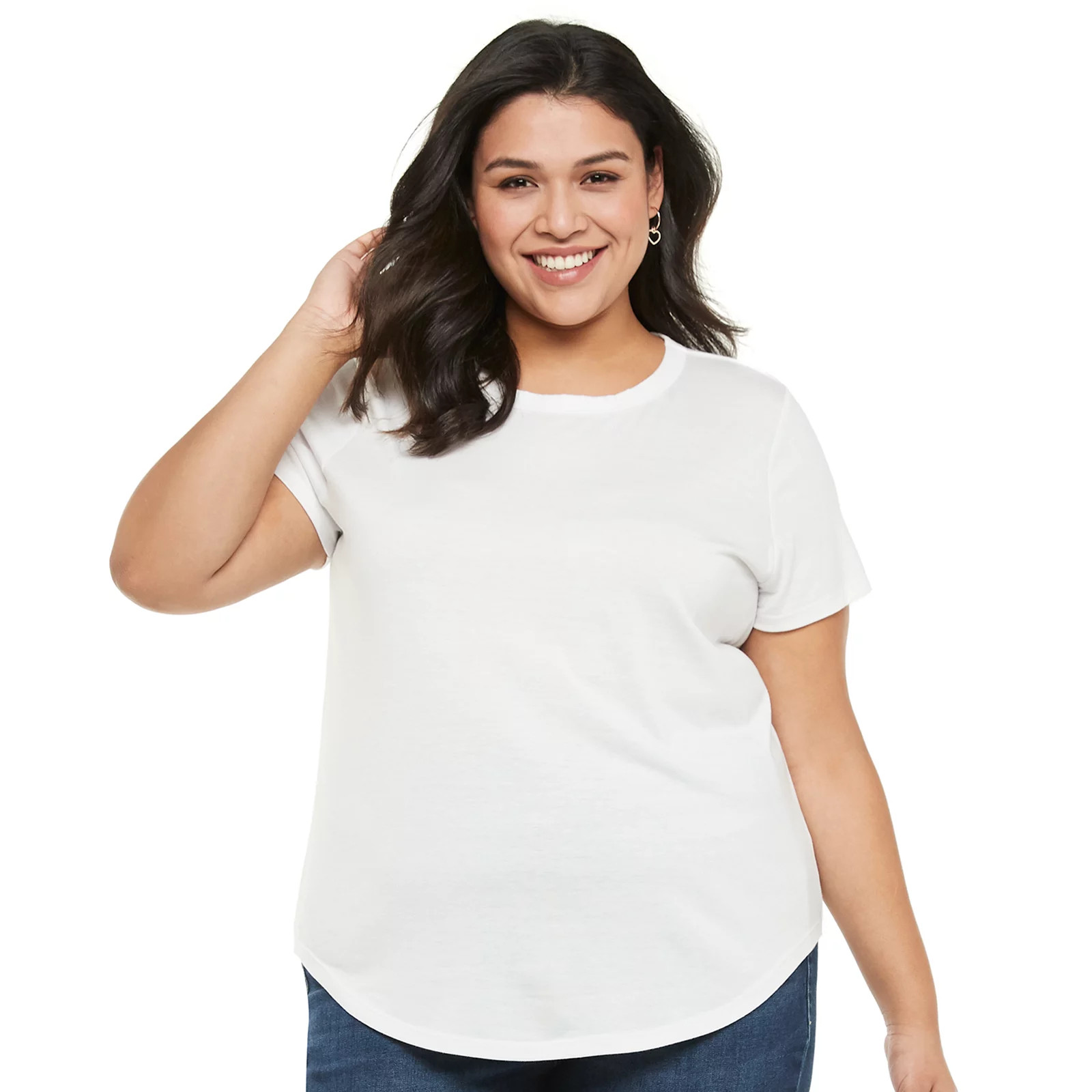 Juniors' Plus Size SO® Favorite V-Neck Tee | Kohl's