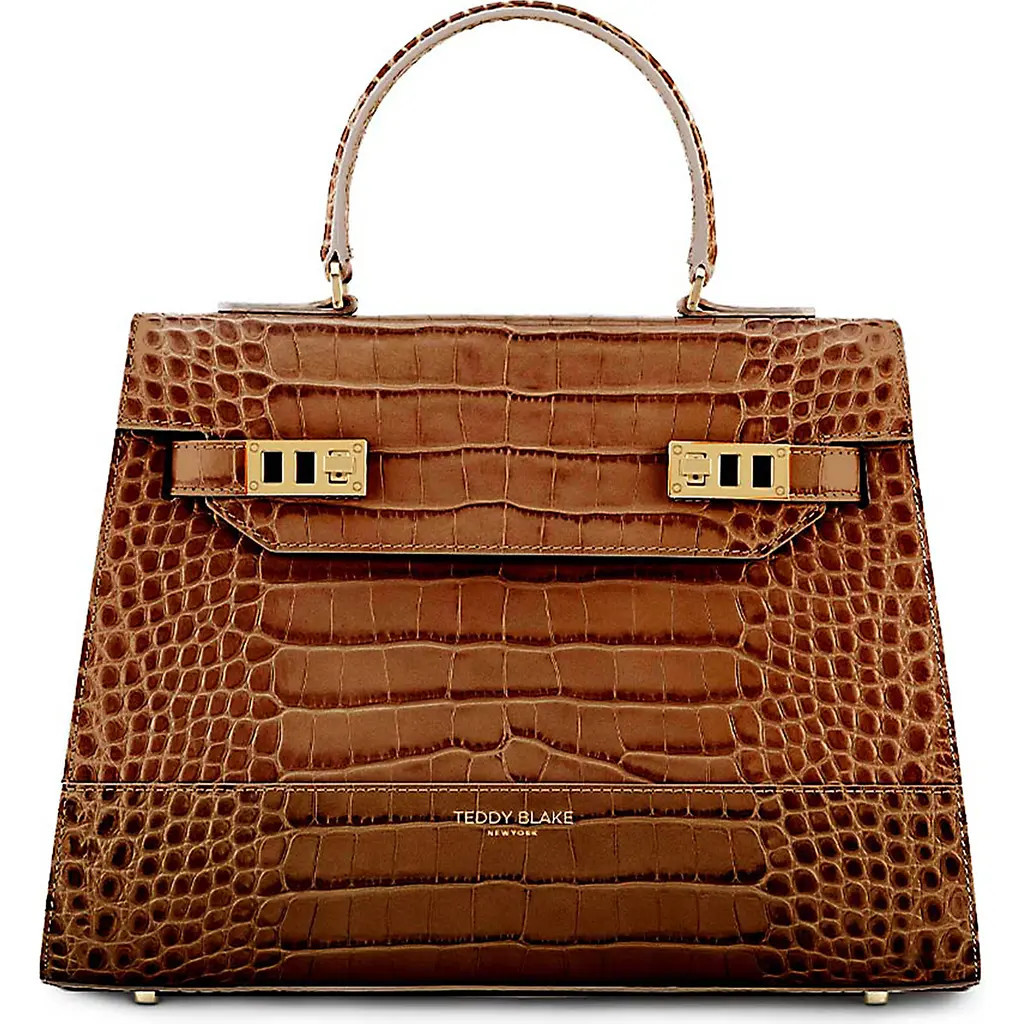 Teddy Blake Kim Croco 14"" in Brown at Nordstrom | Nordstrom