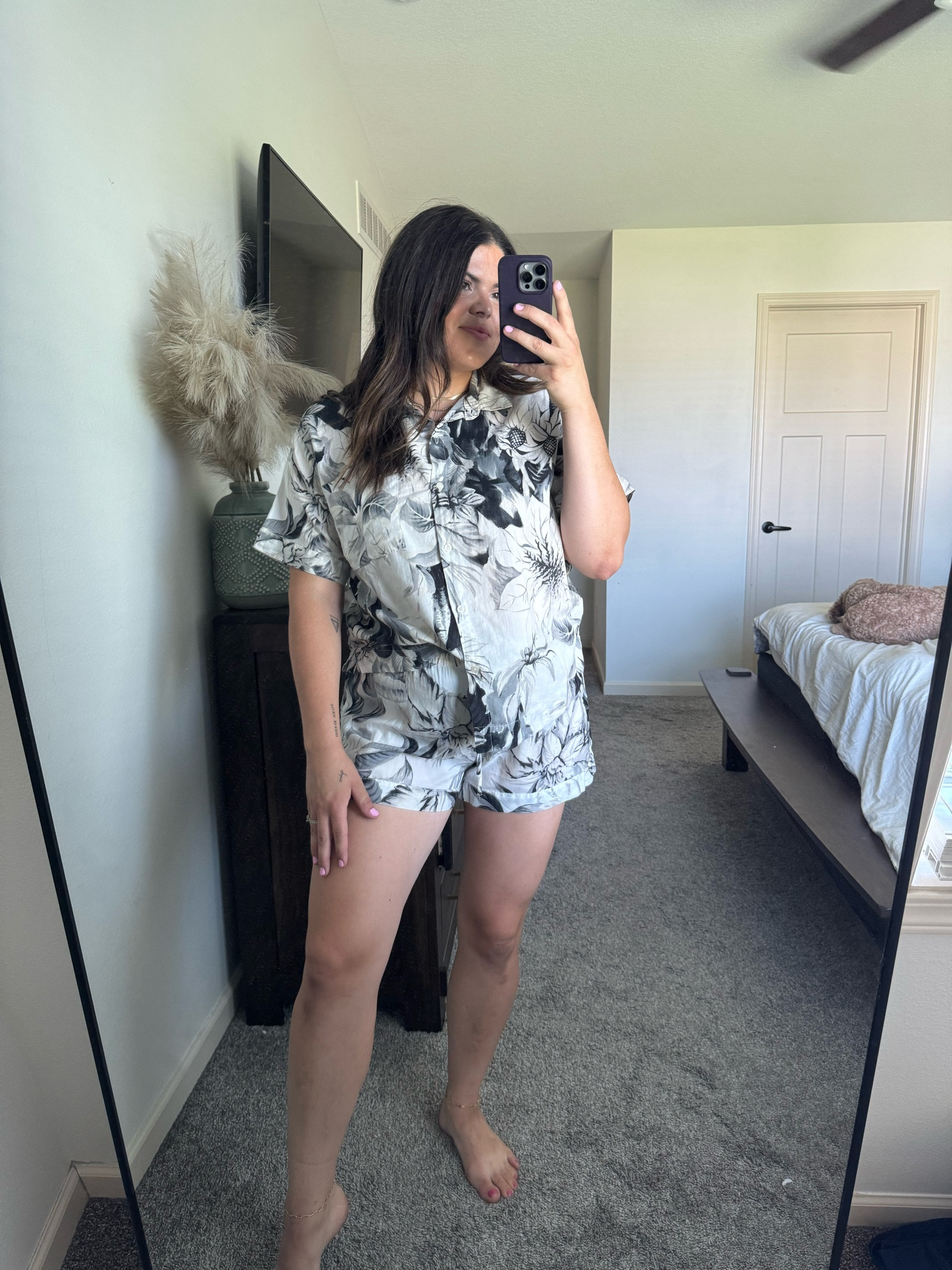 New target pajamas, these are so cute and so comfortable! I’m in size xl and prefer that for a more comfortable nighttime fit 

#LTKFindsUnder50 #LTKSummerSales #LTKMidsize