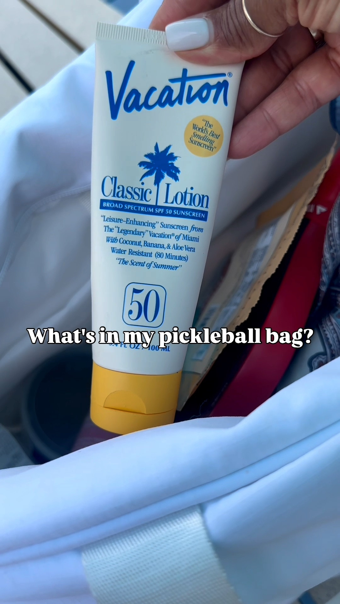 What's in my pickleball bag?

#PickleballMustHaves #KeepMovingYourBody #xoJalonda #WhatsInMyBag #PickleballEssentials

#LTKfitnessgoals #LTKOver40 #LTKActive