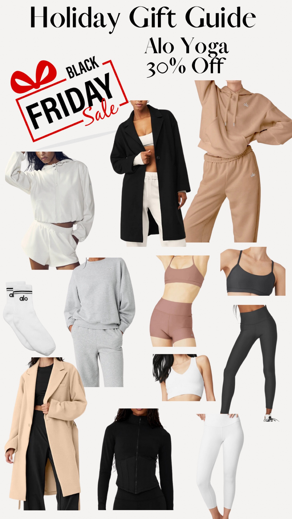 Alo Yoga Black Friday 30% off site wide sale
Alo Yoga
Sale
Black Friday
Gift Guidee

#LTKCyberWeek #LTKsalealert #LTKGiftGuide