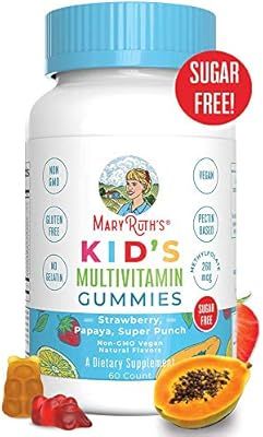 Vegan Kids Multivitamin Gummies by MaryRuth's - Organic Ingredients - Immune Boost - Methylfolate... | Amazon (US)