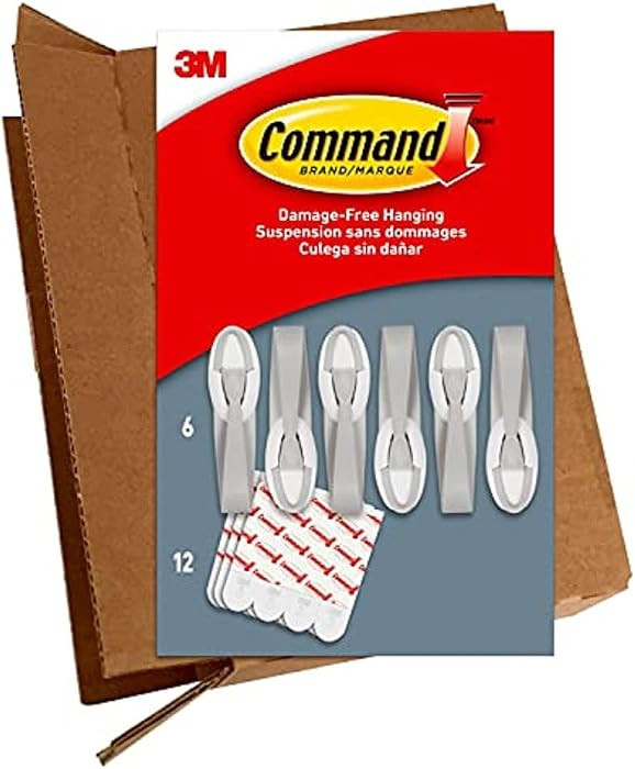 Command(TM) Cord Bundlers, Gray, 6 Bundlers, 12 Strips | Amazon (US)