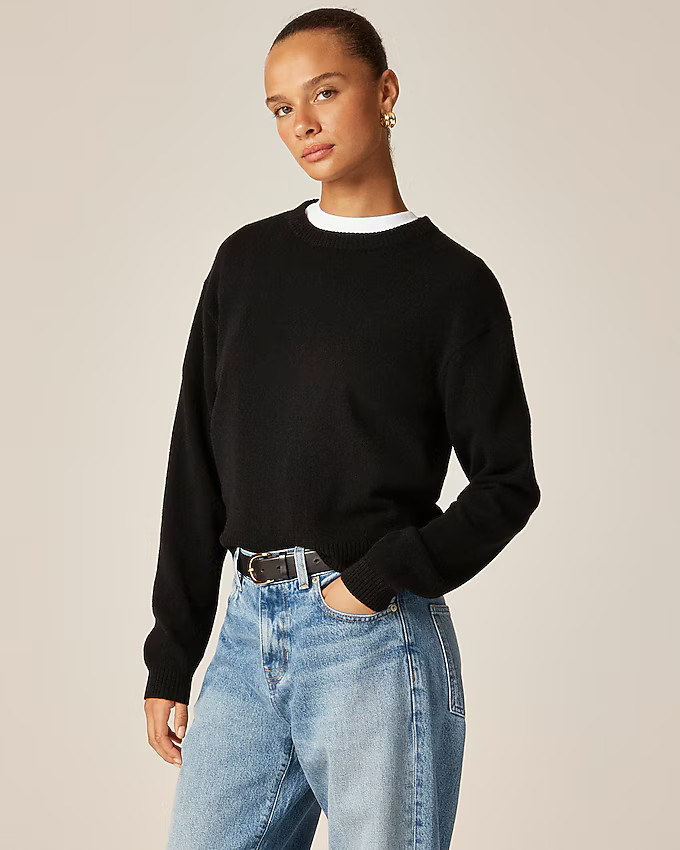 Perfect cashmere crewneck sweater | J. Crew US