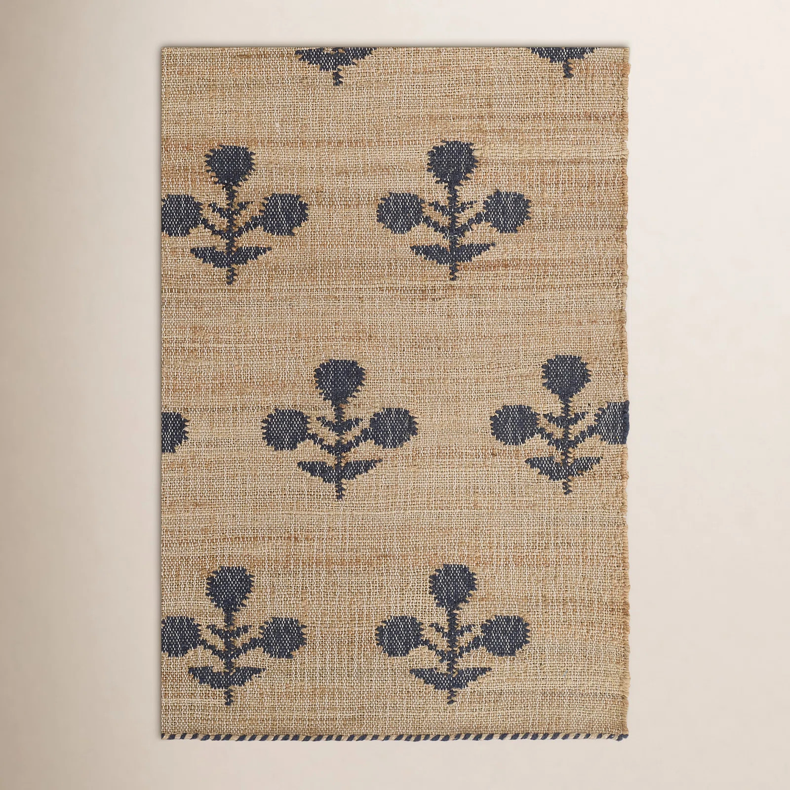 Erin Gates by Momeni Orchard Bloom Blue Hand Woven Wool and Jute Area Rug & Reviews | Wayfair | Wayfair North America