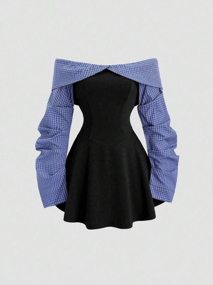 Sweetra College Style mini Dress | SHEIN