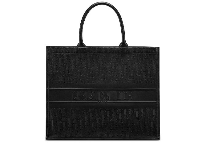 Women's Dior Book Tote Oblique in Black | StockX