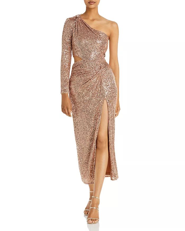 AQUA Embellished One Shoulder Dress - 100% Exclusive Women - Bloomingdale's | Bloomingdale's (US)