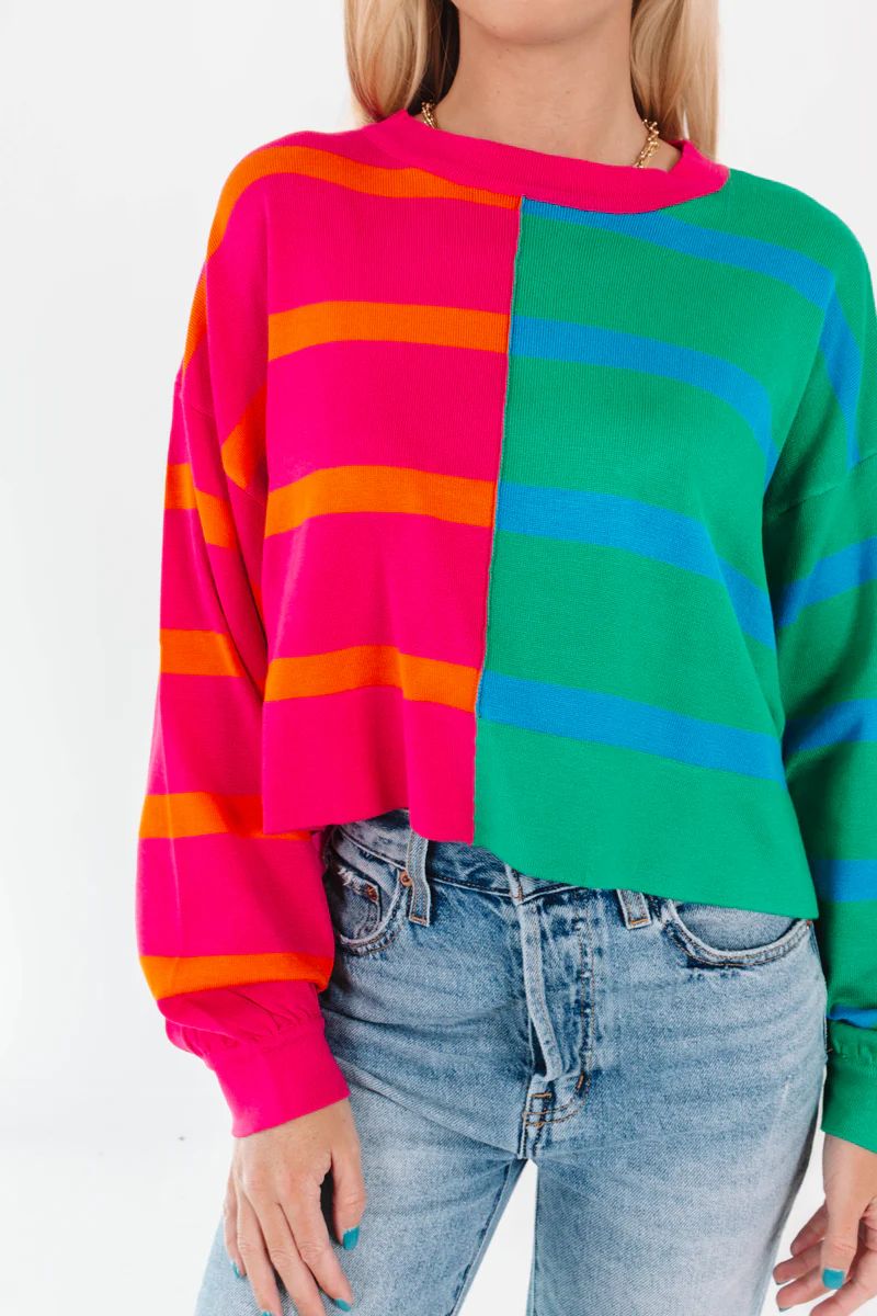 Can't Miss It Sweater - Multi | The Impeccable Pig